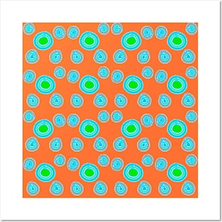 Circle abstract pattern Posters and Art